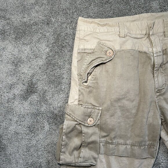 Maharishi Pants Mens Large (34W) Beige Hemp Military Streetwear Utility Pockets - Picture 5 of 13